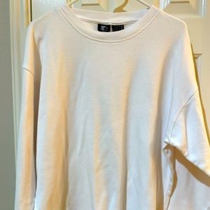 Starter White Thermal Long-sleeved Men’s Shirt - Size XL